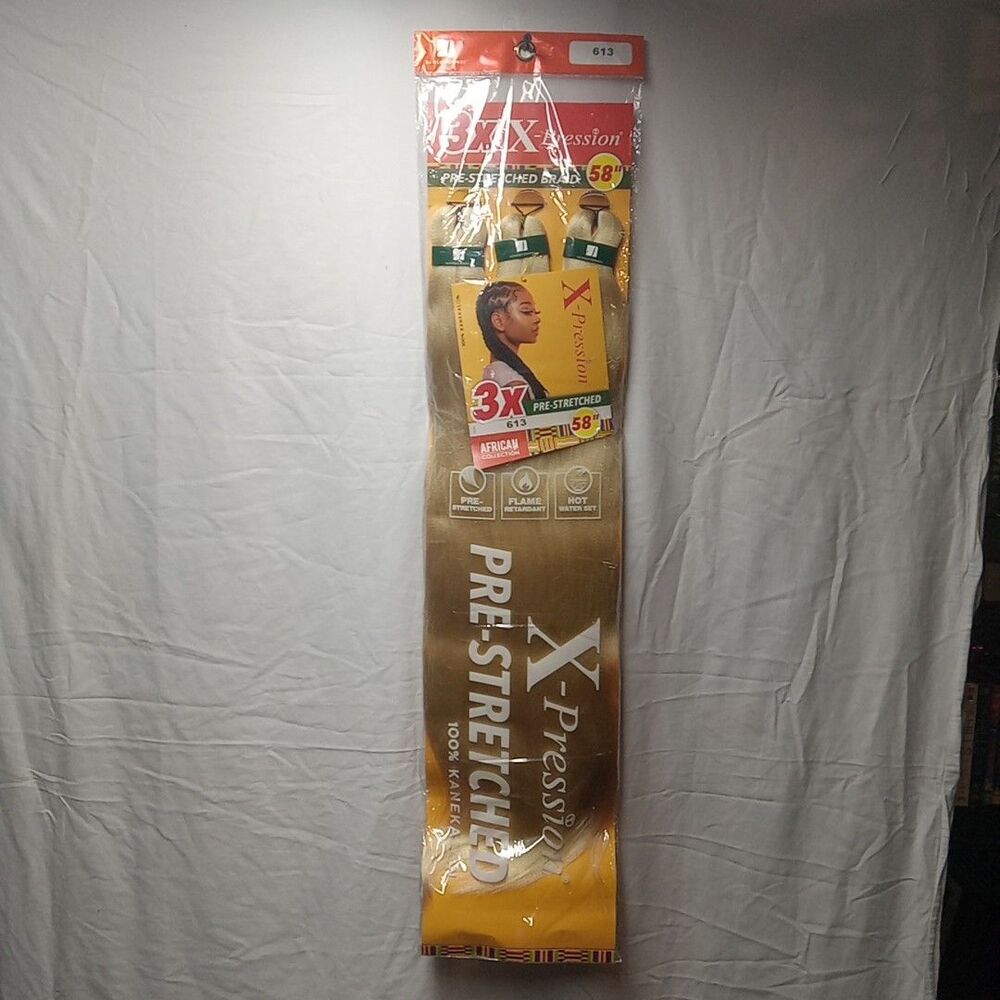 Sensationnel Xpression prestretched braiding hair - 3x xpression 58-inch...